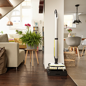 The FC 7 Cordless in the storage station