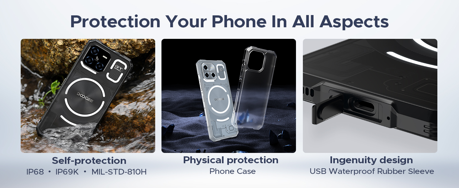 waterproof phone doogee smart phone doogee blade gt ultra gaming smartphone rugged cell phone black