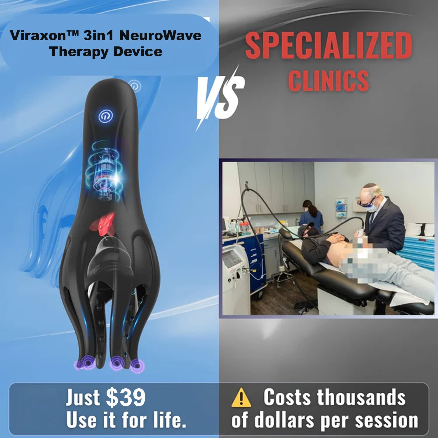 1766815962667208.jpg ❄️ Early Christmas Sale 70% OFF 💪 Viraxon™ 3in1 NeuroWave Therapy Device